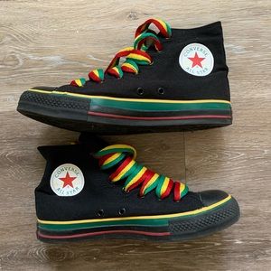 Rasta Converse!!